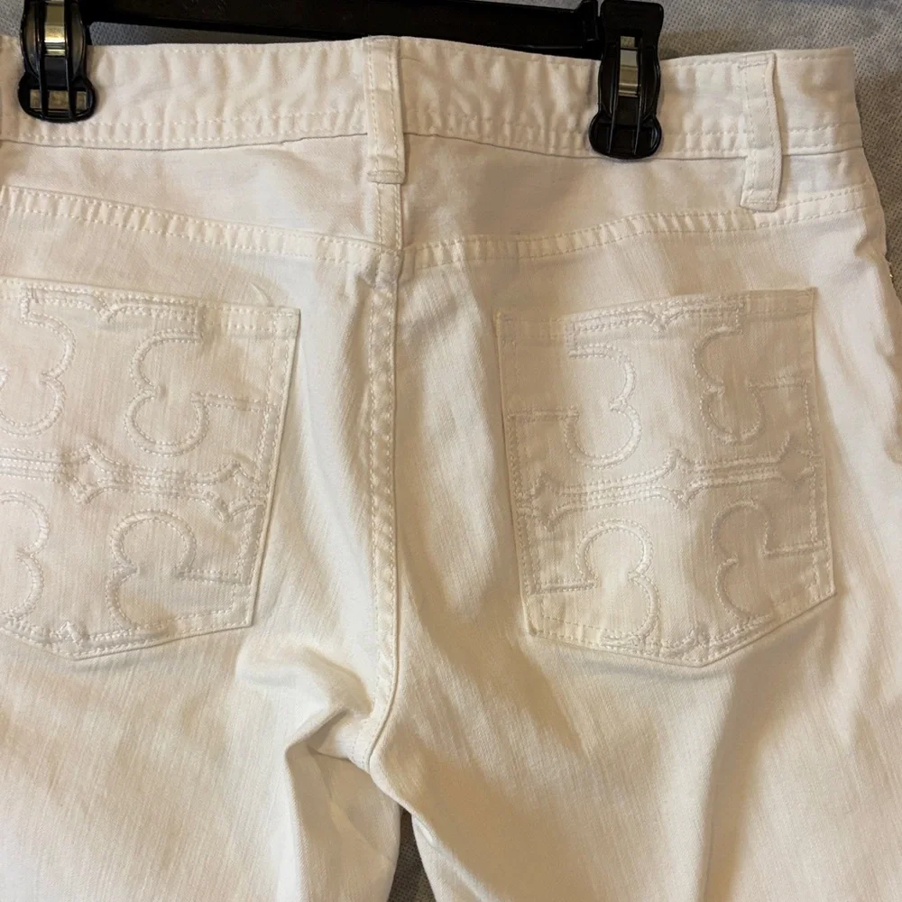 Women’s Tory White  capris Jeans